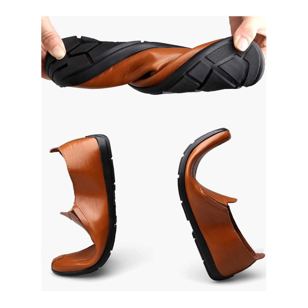 Entdecken Sie stilvolle Herren Slipper & Mokassins in Rotbraun perfekt für formelle Anlässe! Ein Hauch von Eleganz Komfort und zeitlosem Stil in Größe 43 EU