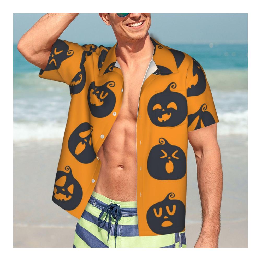 Entdecken Sie den sommerlichen Charme Kurzärmeliges Herren-Hawaii-Hemd perfekt für den Strandurlaub! Lässig und luftig mit Knopfleiste und Aloha-Vibe. Gönnen Sie sich den perfekten Sommerstil