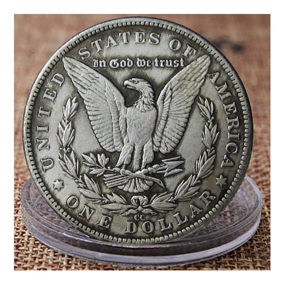 Entdecken Sie die Eleganz der Münzbörsen mit dem Versilberten Morgan Dollar S01! Sammeln Sie die klassische Schönheit der amerikanischen Geschichte wieder