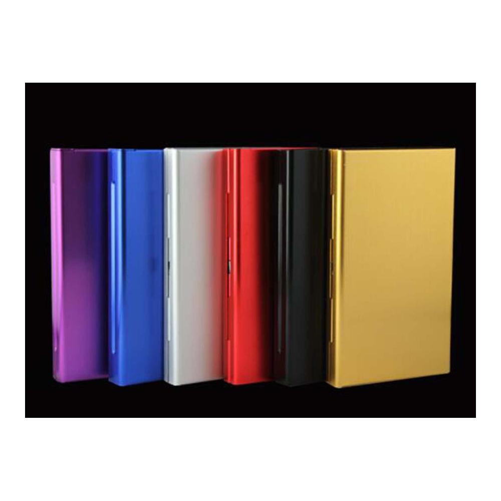 Stilvolles Zigarettenetui & Halter Tragbare Metallbox für Tabakwaren elegant in Gold. Genießen Sie stilvolles Rauchen mit diesem exquisiten Etui