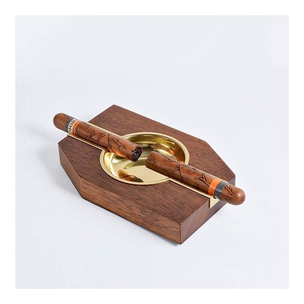 Einzigartiger Taschenaschenbecher Vintage-Stil winddicht tragbar. Perfekt für drinnen und draußen. Handgestempeltes Muster. Ideales Geschenk für jeden