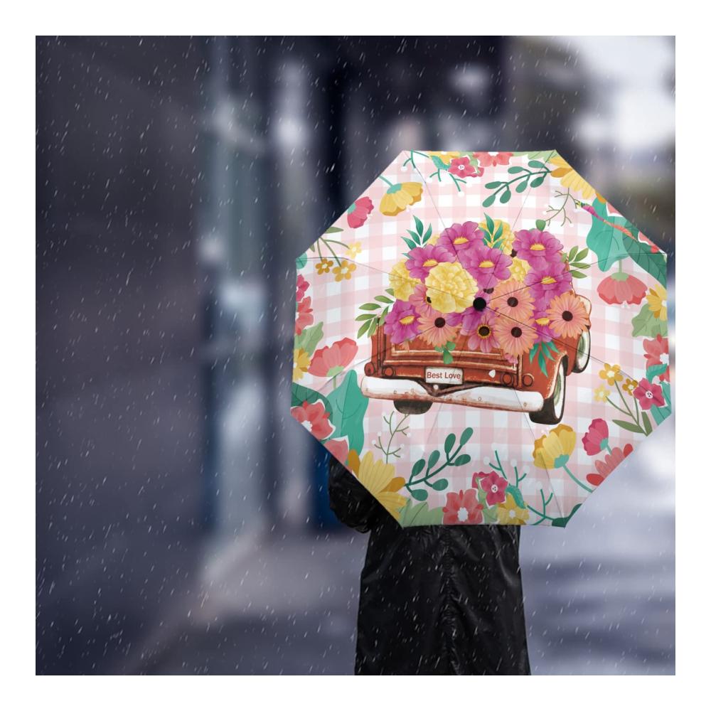 Hochwertiger Taschenschirm für Herren und Damen Kompakter Klappschirm für Sonne und Regen ideal für Outdoor und Reisen. Ein Must-Have für unterwegs