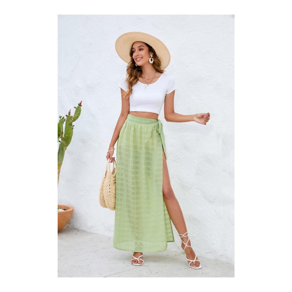 Entdecken Sie den ultimativen Stil mit unseren vielseitigen Pareos & Strandkleidern Langer Sarong Wickelrock für Frauen - Eleganz am Strand