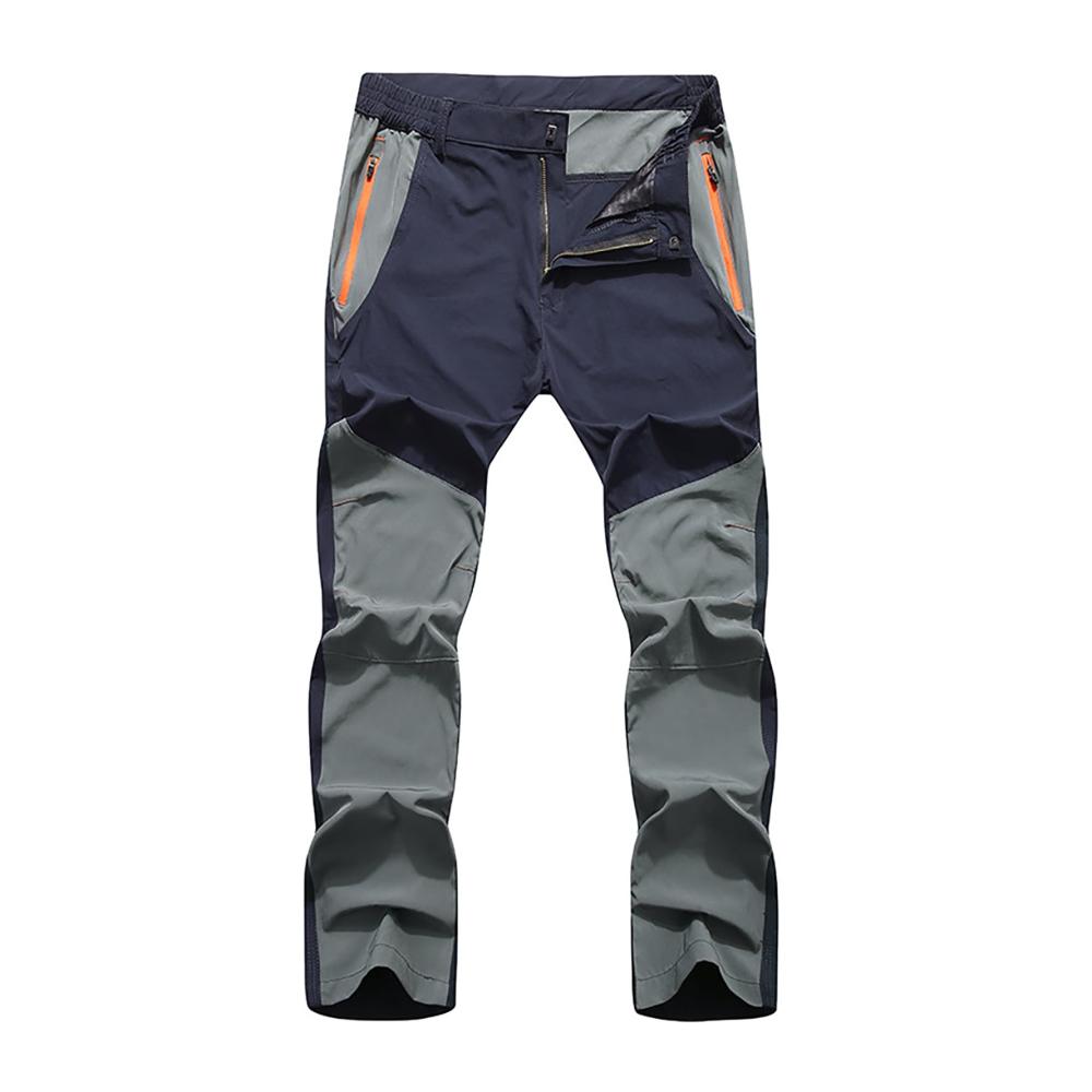 Herren Wanderhose Atmungsaktiv Wasserdicht Winddicht Schnell Trocknend Trekkinghose Reißverschlusstaschen Cargohose Outdoorhose für Wandern Klettern Camping Trekking Reisen