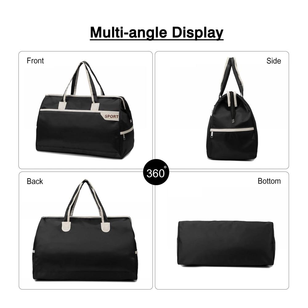 Entdecke die Vielseitigkeit von Reisetaschen Sportlich klassisch und stilvoll für Herren und Damen. Perfekt für Handgepäck Wochenendtrips und mehr! Jetzt in Schwarz erhältlich