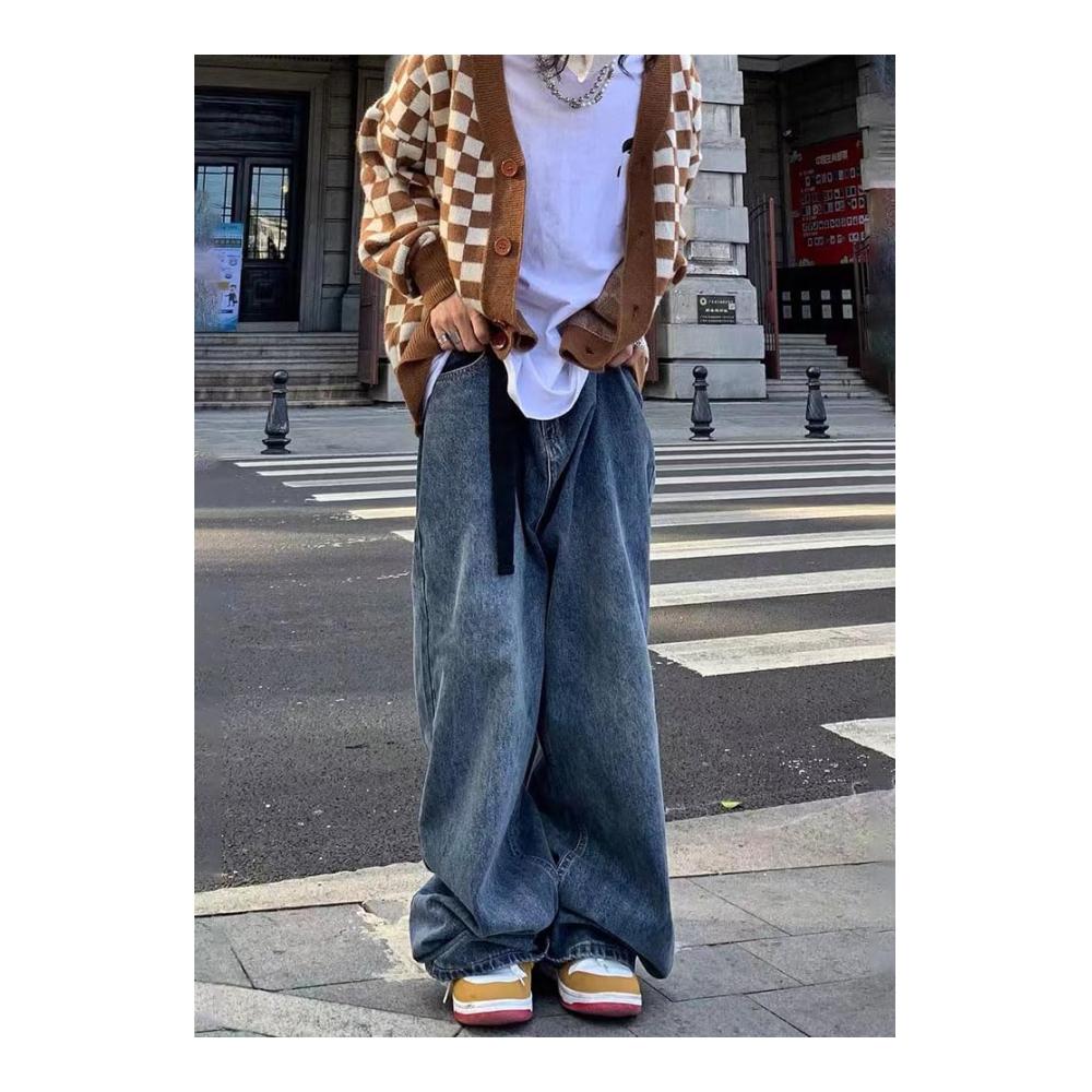 Stylische Jeanshosen für Herren Baggy Jeans im Hip Hop Design! Coole Streetwear für Teenager Jungs - Perfekt zum Skaten und für lässige Outfits