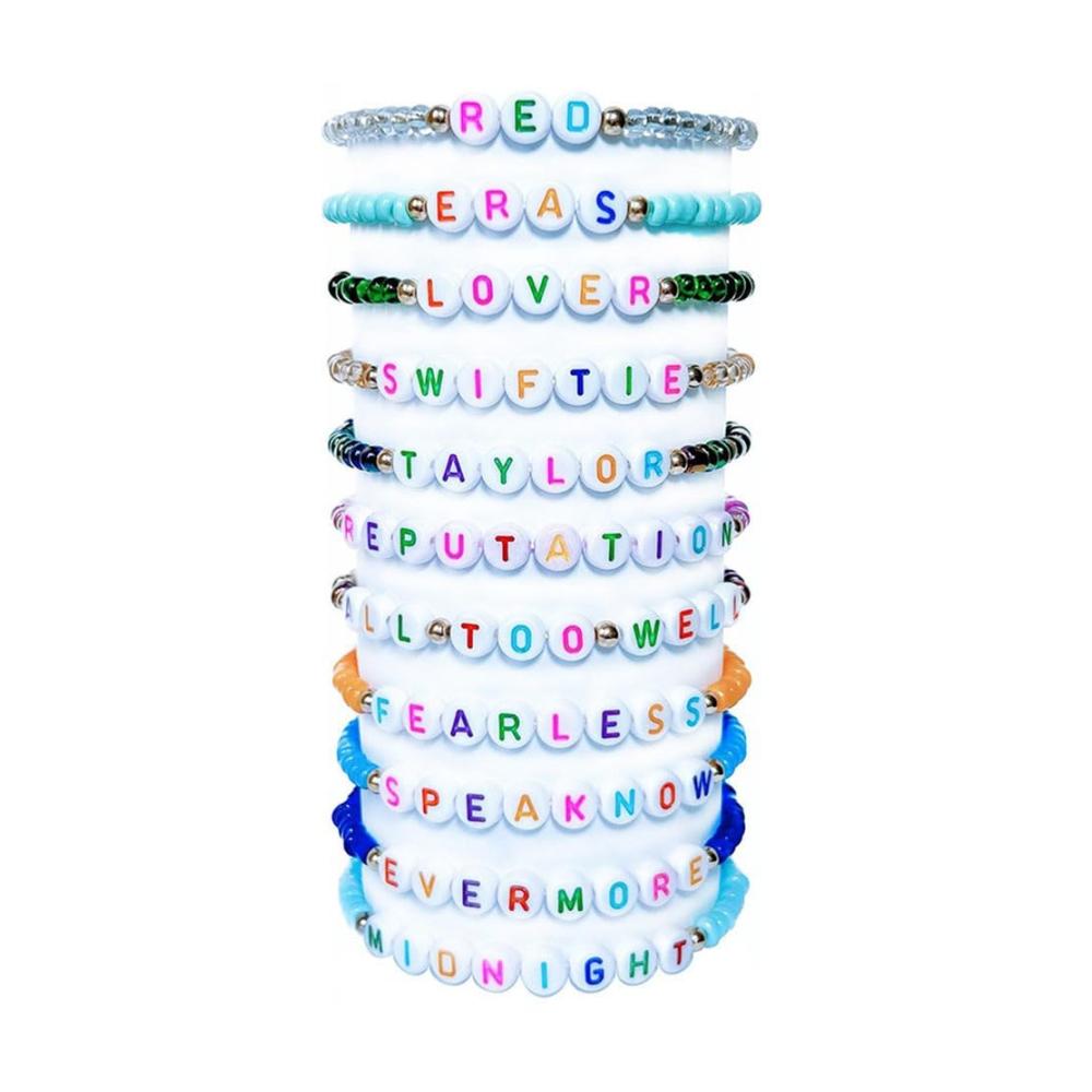 22 Stück DIY Musikliebhaber Armbänder - Inspiriert von Sängern Perfektes Geschenk für Partys! Hochwertige Glasfarben Freundschaftsschmuck