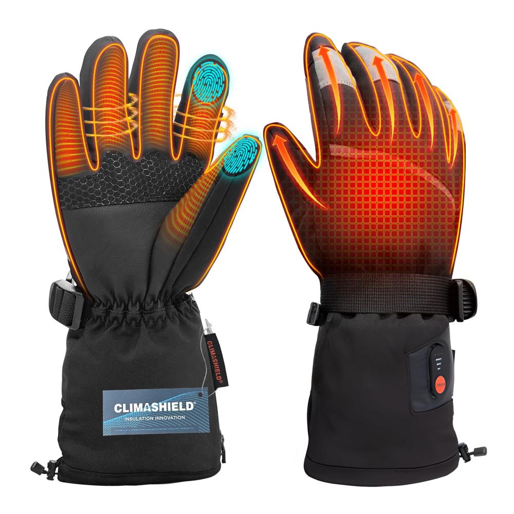 Ultimative Beheizbare Handschuhe Extra Wärme 3 Temperaturstufen Wiederaufladbar. Perfekt für Winteraktivitäten wie Wandern Motorradfahren & Skifahren