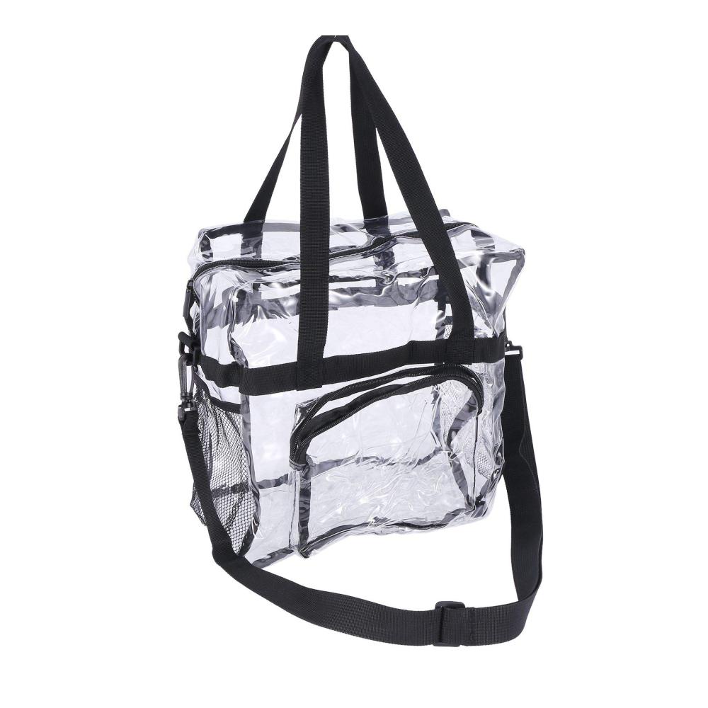 Einzigartige Henkeltasche Transparente Einkaufstasche für Stadion Reisen Gym & Konzerte | Praktische Tasche für Arbeit und Sport
