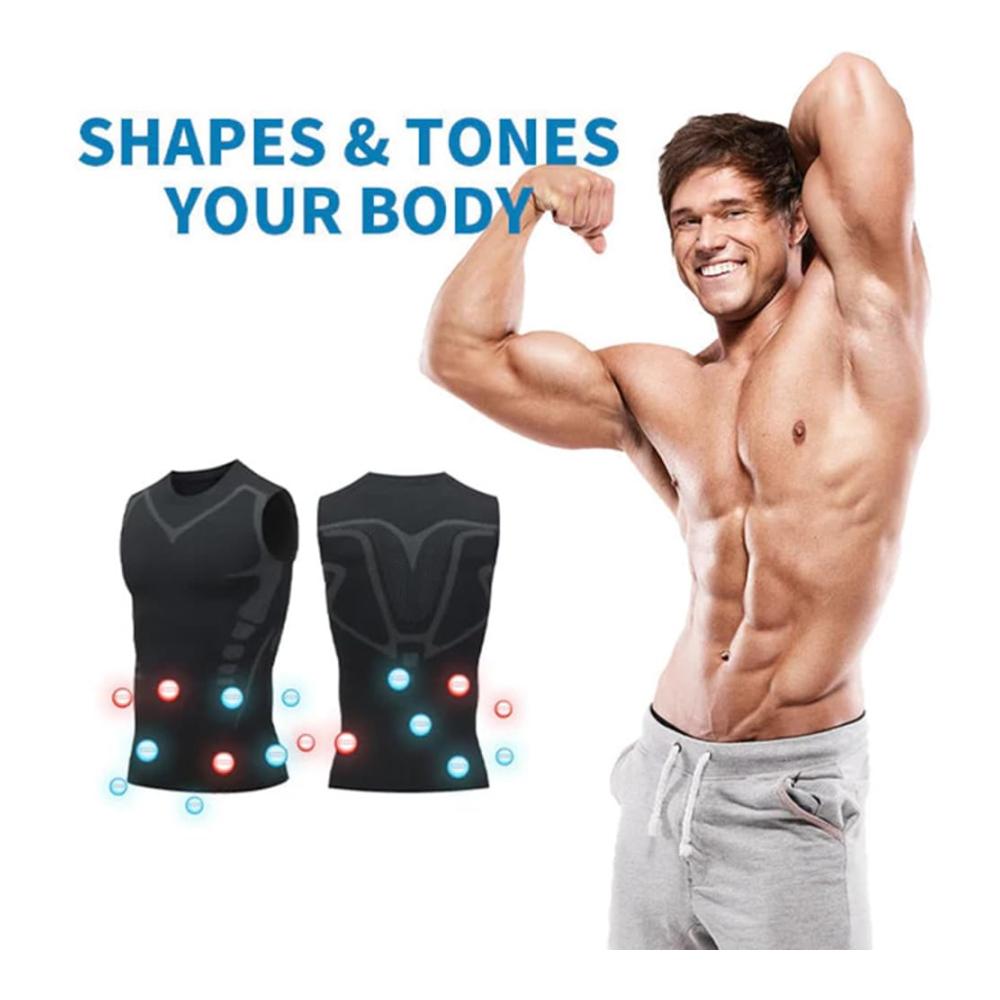 Shape-Oberteil für Herren Ionic Shaping Weste Kompressionsshirt für eine schlankere Silhouette