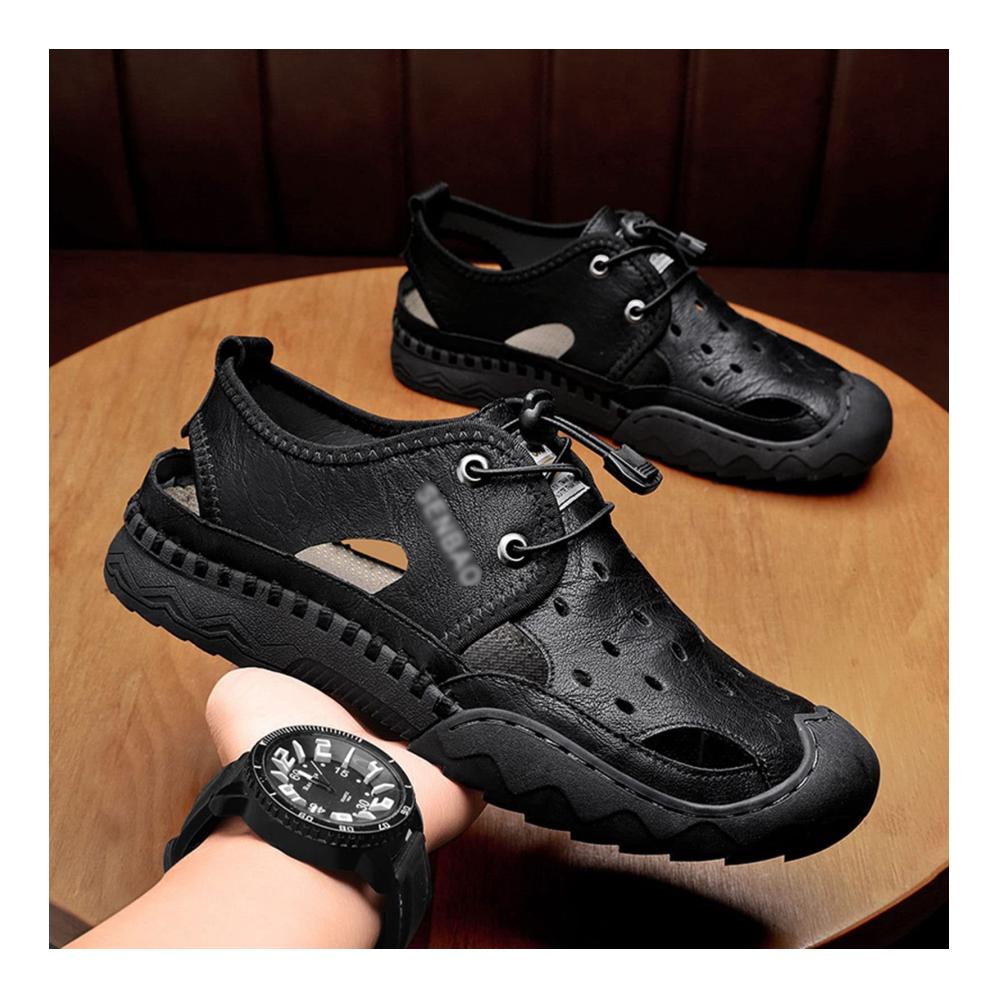 Ultimativer Komfort für den Sommer Herren Freizeitsandalen | Leichte atmungsaktive Sohlen | Ideal für Outdoor-Abenteuer und Strandsportarten