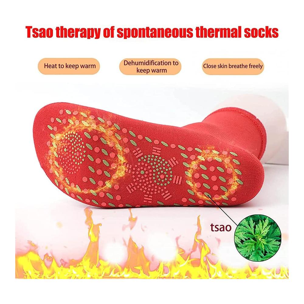 Verwöhnen Sie Ihre Füße mit 3 Paar Turmalin-Akupressur-Socken – Wärme Gesundheit und Komfort in einem! Entdecken Sie jetzt die Wohltat für Ihre Sohlen! 🧦🔥 Socken Gesundheit Wärme