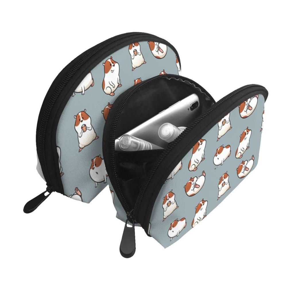 Organisiere deinen Stil mit Leichtigkeit! 2er Set Kulturtaschen Niedliche Meerschweinchen-Motive ideal für unterwegs. Perfekte Make-up-Tasche und stilvolle Damen-Handtasche