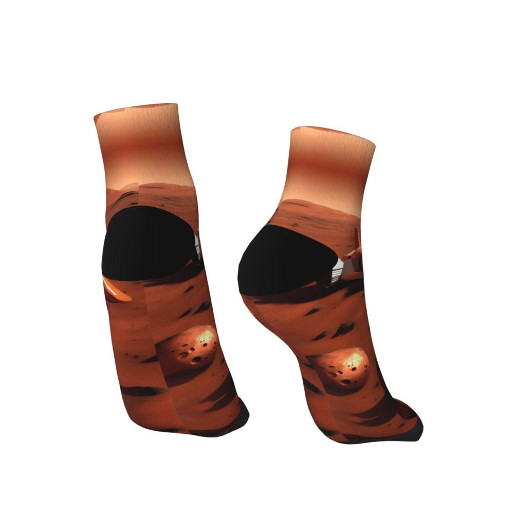 Entdecken Sie den Komfort Modische Mars Planet Knöchelsocken für Damen und Herren – Bequeme One-Size-Option mit stilvollen Designs