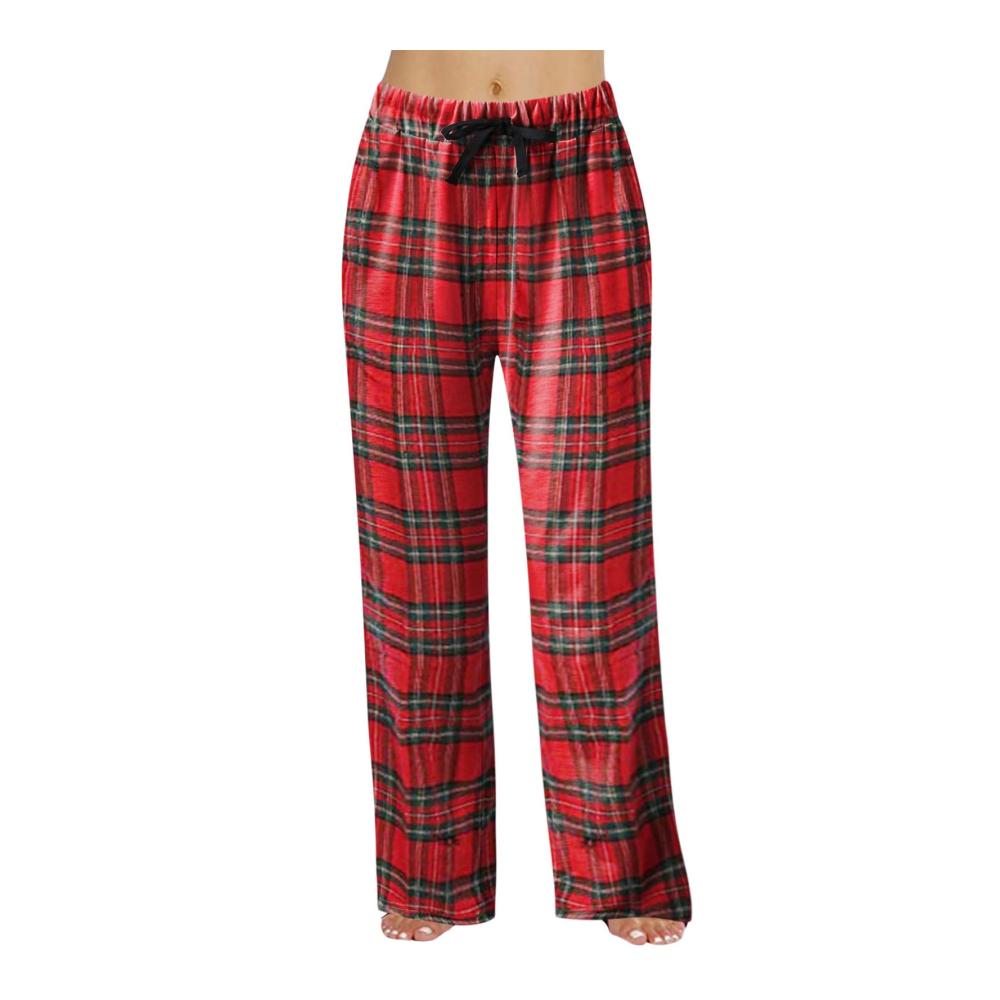 Genießen Sie den Komfort in Stil - Damen Schlafanzughose Bequem Lang und Kariert mit Taschen und Kordelzug. Perfekt für Herbst Winter und gemütliche Nächte zu Hause. Jetzt erhältlich