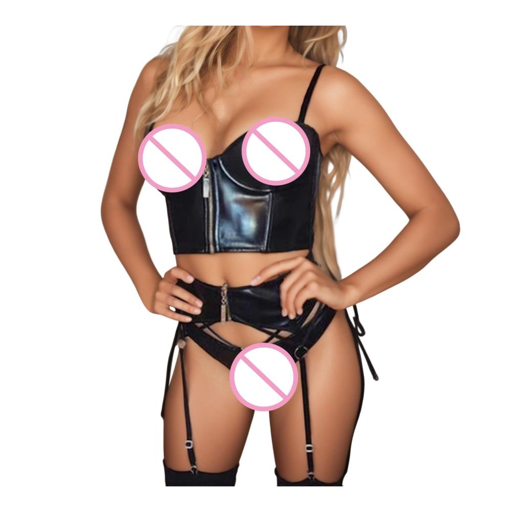 Verführerisches Korsagen & Bustiers Set Edler Siamese Bodysuit mit Spitze Strass und offenem Schritt. Perfekt für sinnliche Momente