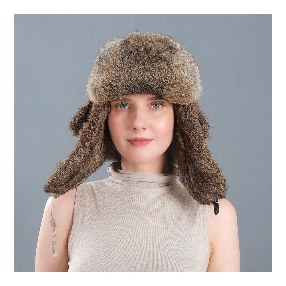 Ultimativer Winterstil Fliegermützen - Russische Ushankas mit Ohrklappen für Männer und Frauen | Warme Bombermützen für Skifahren und Abenteuer
