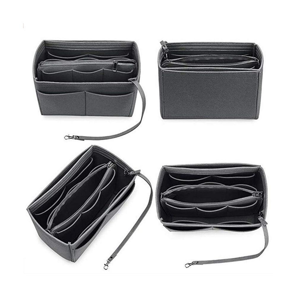 Optimale Ordnung und Stil Taschenorganizer für Handtaschen in Blau klein. Perfekt für Reisen und täglichen Gebrauch. Ihr perfekter Begleiter für kosmetische und persönliche Gegenstände