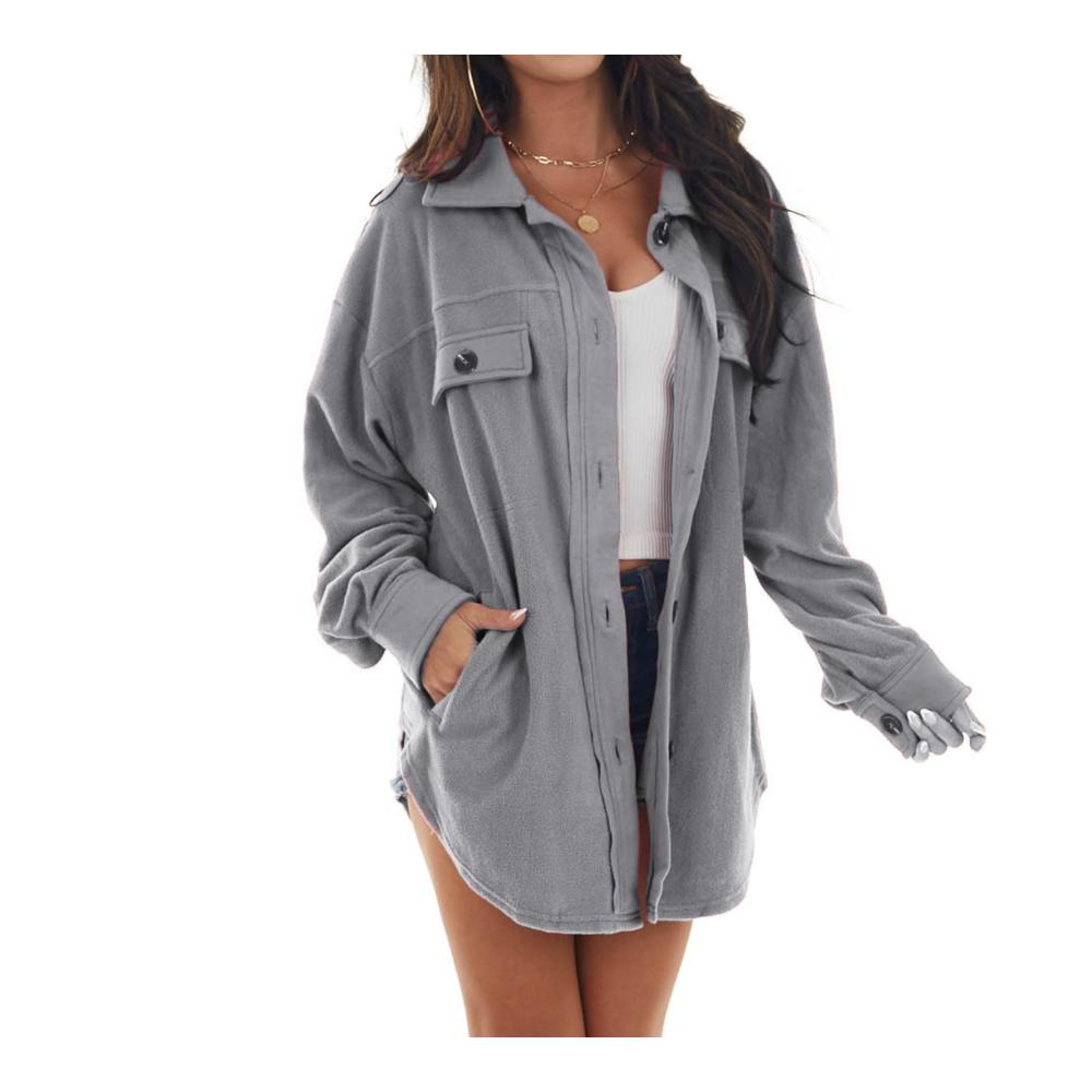 Damen Kapuzenpullover Winterjacke Fleecejacke Lammwolle Freizeitjacke Strickjacke Lang Sweatershirt Schwarz Wolljacke Damen Strick-Sweatjacke