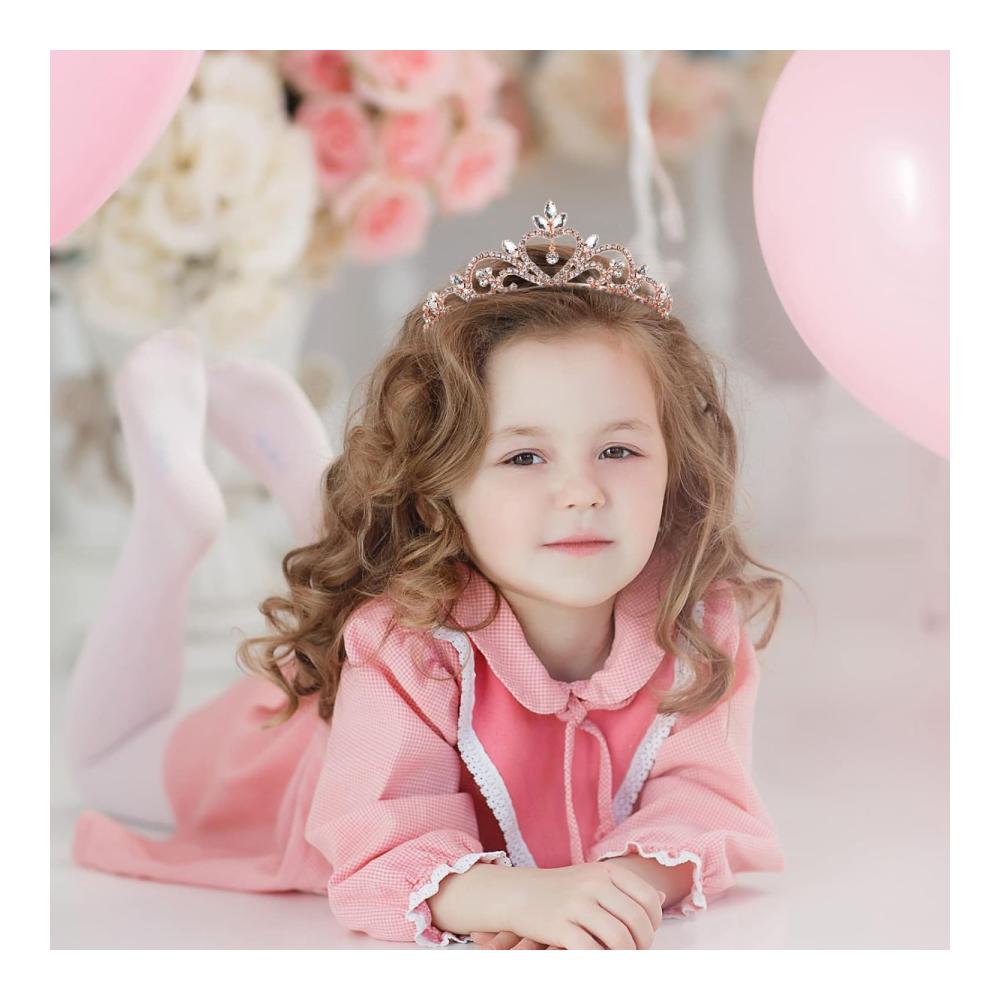Exquisite Diadem-Krone für majestätische Hochzeiten - Roségoldglanz und Prinzessinnen-Charme verschmelzen zu zeitloser Eleganz! Sichern Sie sich jetzt Ihr königliches Accessoire
