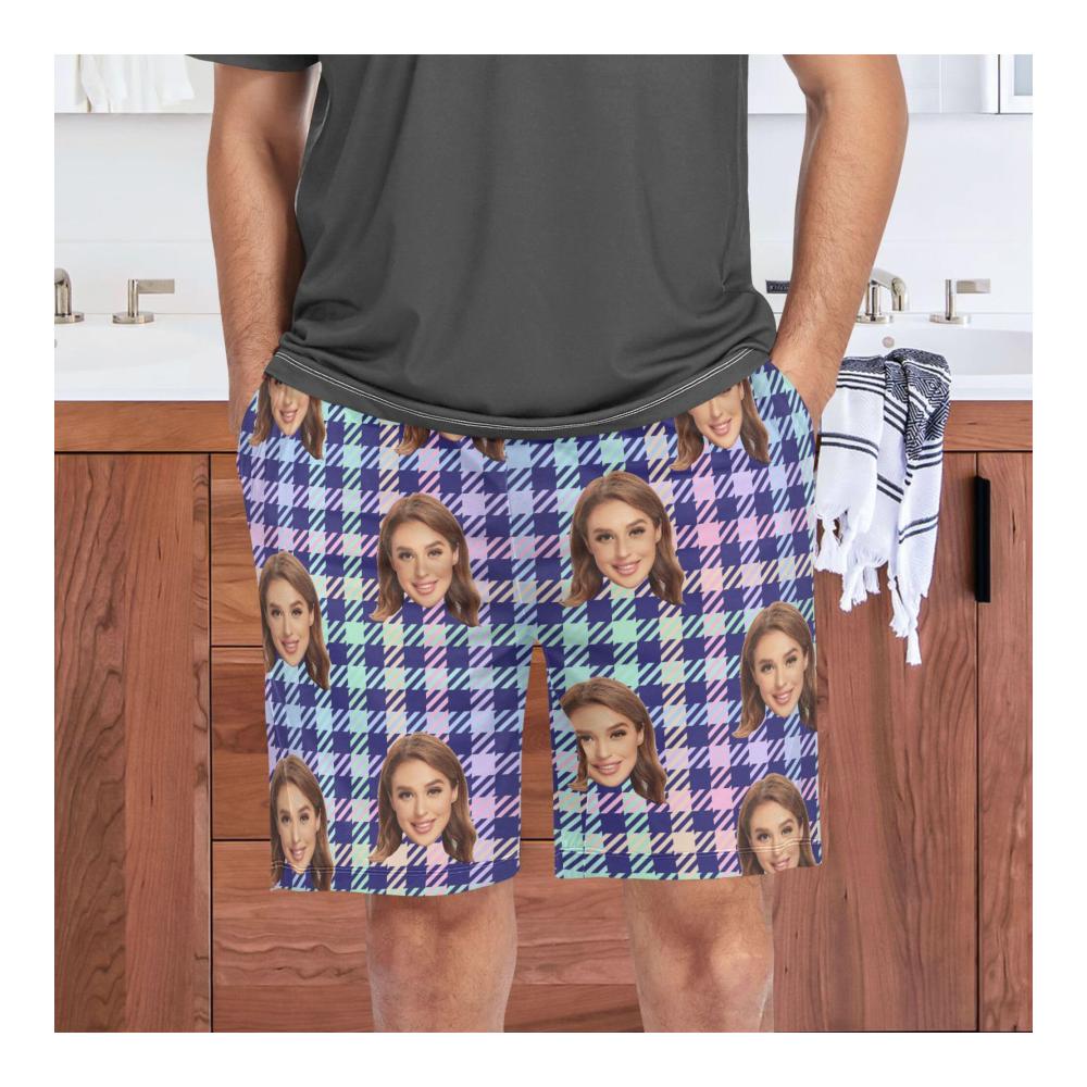 Entspannt schlafen Herren Pyjamahose mit grünem Traktor-Motiv weich und bequem mit praktischen Taschen Größe S für erholsame Nächte
