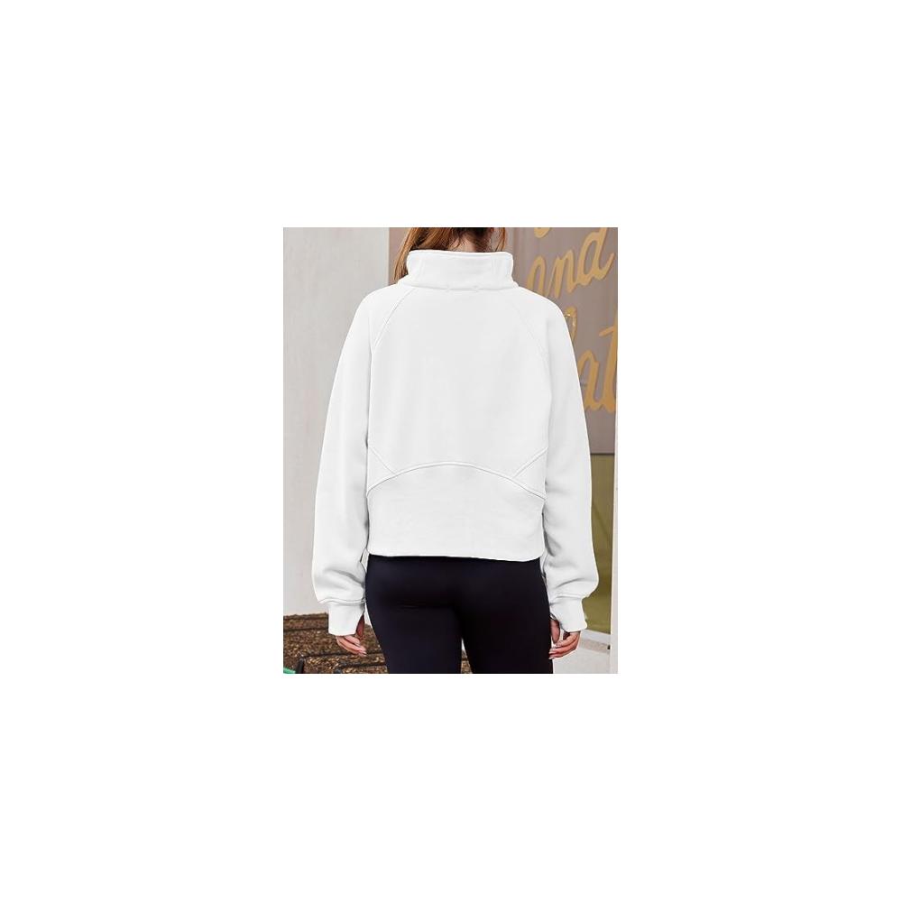 Behagliche Damen-Sweatshirts Langärmelig mit Fleece gefüttert & Reißverschluss! Stilvolle Tops & Pullover für ultimativen Komfort. Jetzt entdecken! 🛍️