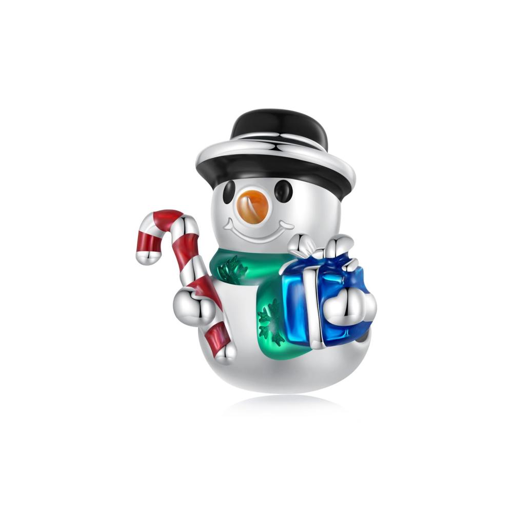Entdecken Sie zauberhafte Bead Charms NINGAN 925 Sterling Silber Perlen-Anhänger für Damenarmband - Perfektes Weihnachtsgeschenk mit Schneemann und Schneeflocke Motiven für Kinder