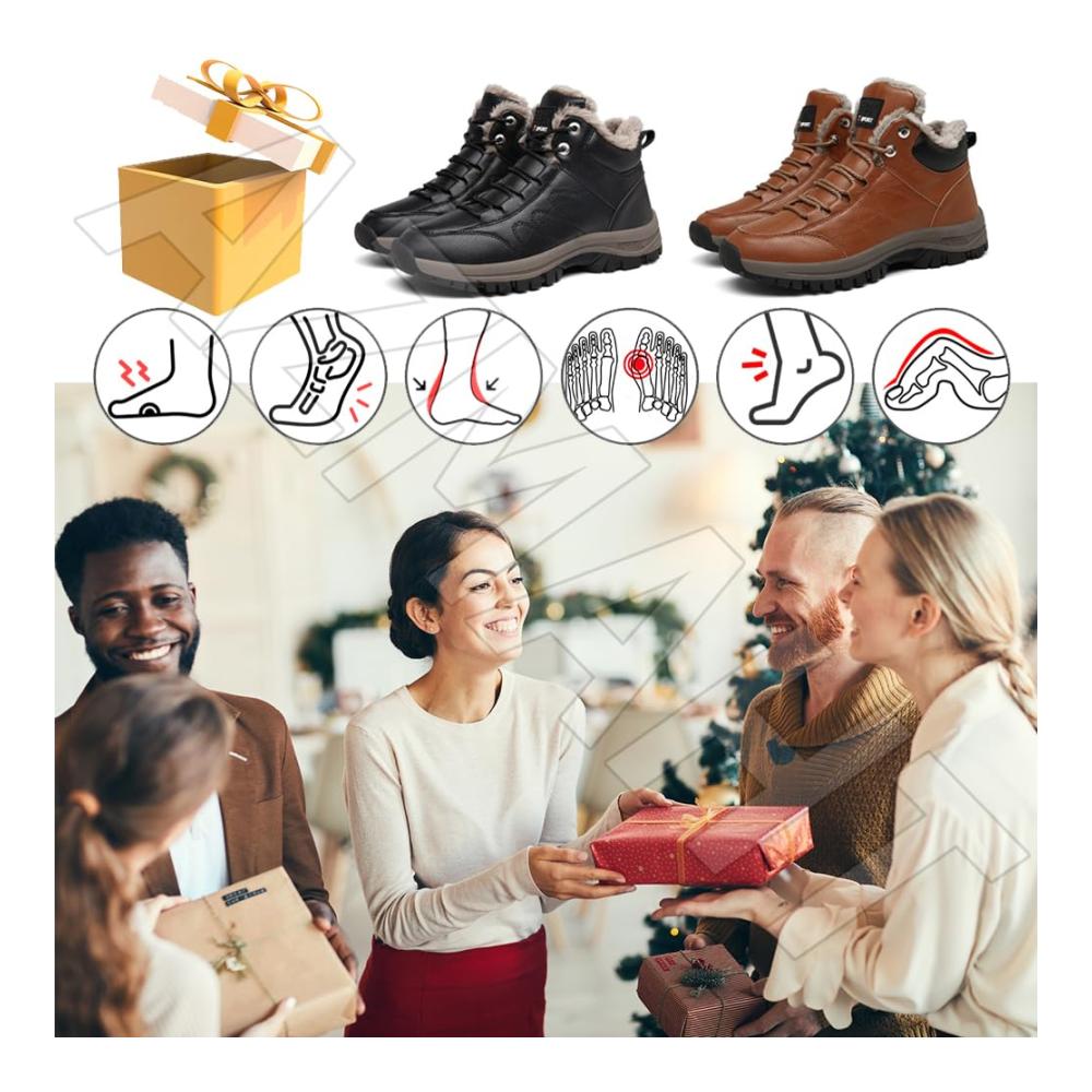 Entdecken Sie die ultimativen Herren-Trekking-Wanderschuhe Warm wasserdicht & gemütlich für den Winter. Leichte braune Sneaker in Größe 42/260 mm für Outdoor-Abenteuer Camping und Klettern