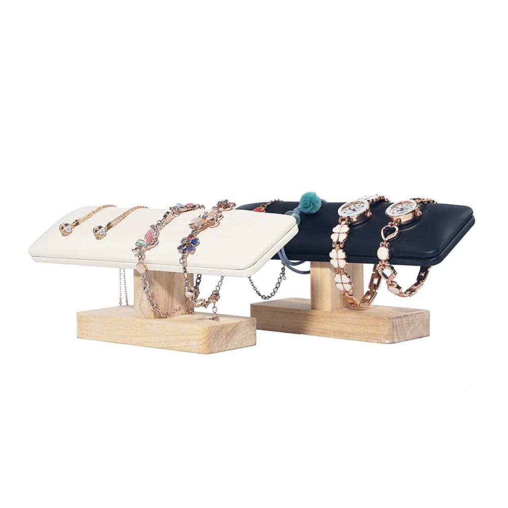 Optimal organisiert Holz Uhrenständer für Armbänder Ketten & mehr! Schmuck perfekt präsentieren mit diesem stilvollen Organizer. Entdecken Sie jetzt