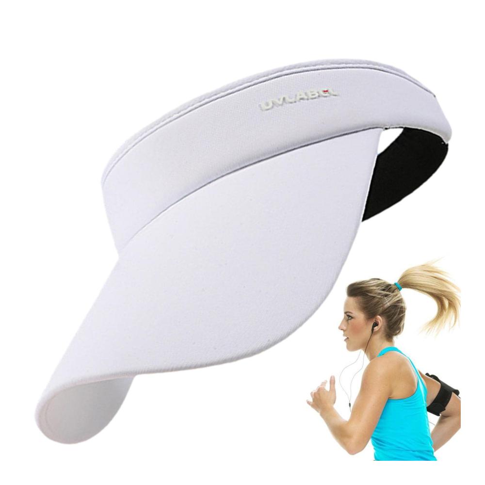 Sommer-Stil Damen Visoren mit breiter Krempe | Verstellbare atmungsaktive Sonnenblenden-Hüte für ultimativen Sonnenschutz im Freien | Leicht & Modisch | Perfekt für Strand & Sport