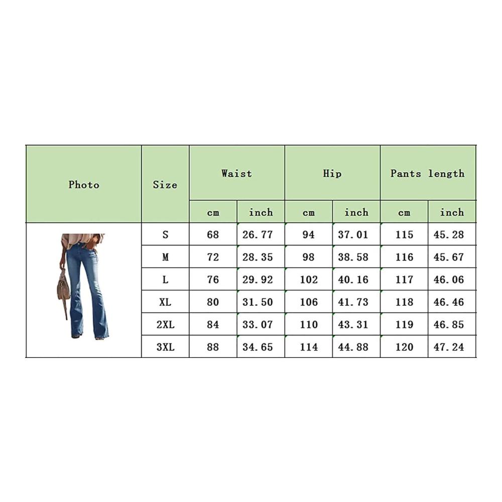 Entdecken Sie die perfekten Damen-Jeanshosen Bootcut Schlaghose Stretch High Waist gerade und mehr! Stilvoll und bequem für jeden Anlass
