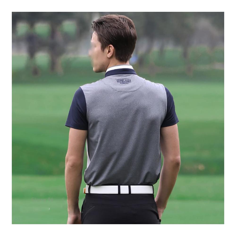 Sommer Golf Polo Herren Atmungsaktives schnelltrocknendes Poloshirt mit Reißverschlusskragen - Ideale Sportbekleidung für Feuchtigkeitstransport und Freizeit