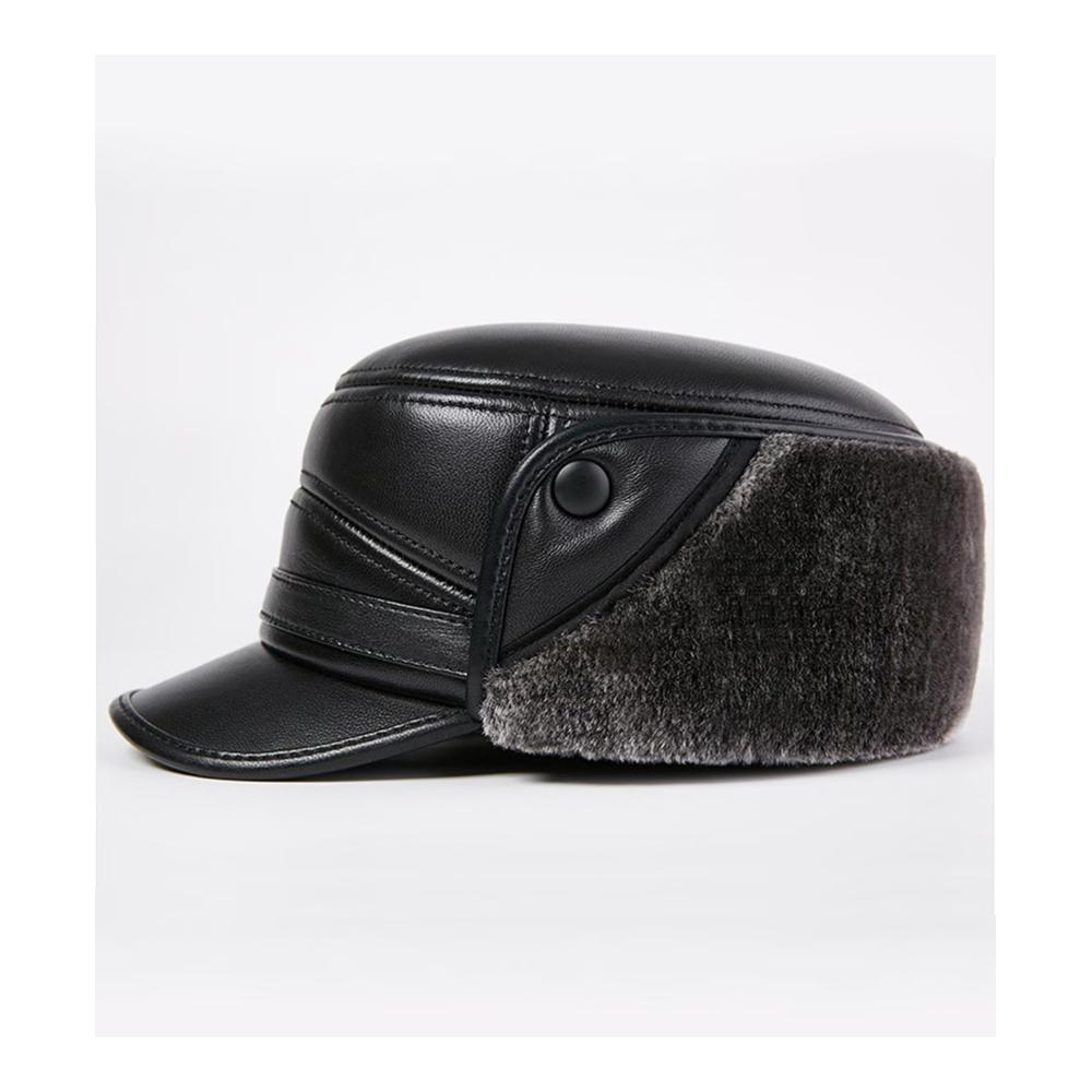 Entdecke ultimativen Komfort Fliegermützen für Herren - Winddicht warm und stilvoll! Perfekte Winterausstattung mit Leder-Trappermütze und Ohrenklappen