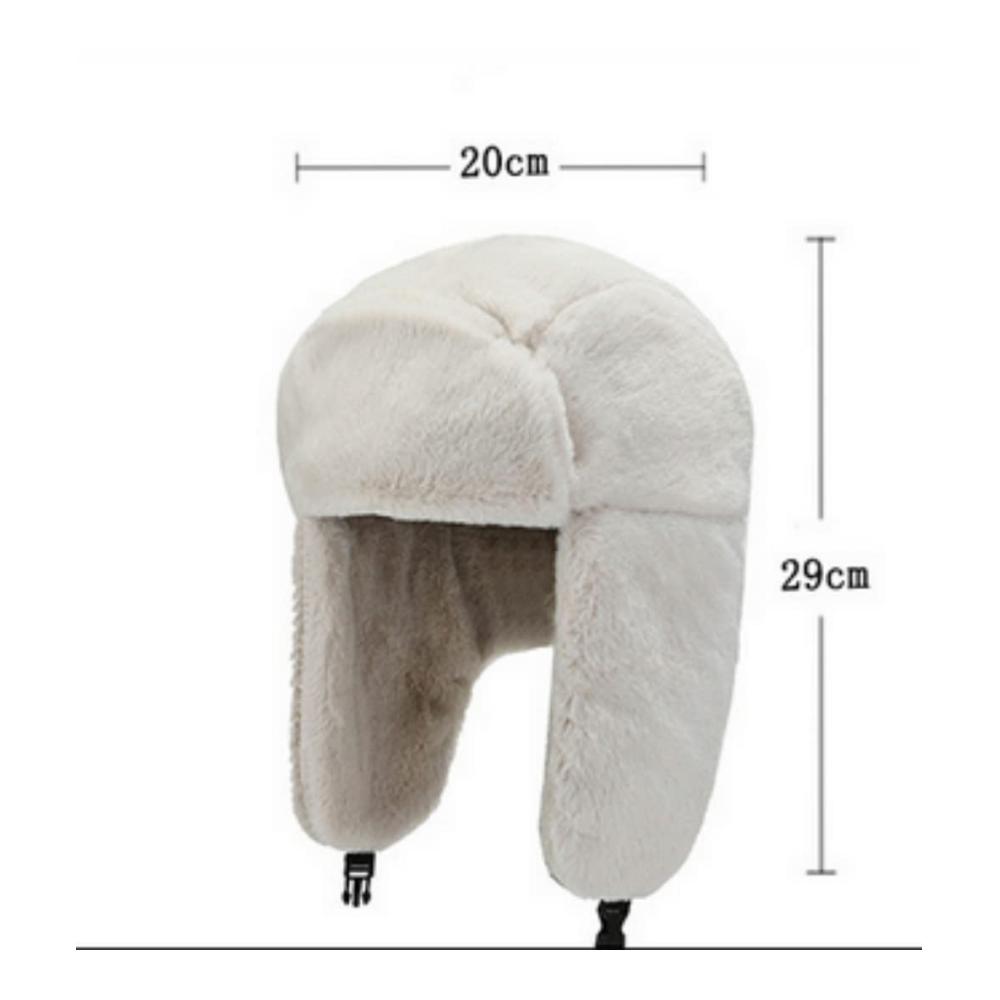 Kuschelige Fliegermütze für Damen und Herren Warme Kunstfellmütze mit Ohrwärmern und Trapper-Stil für ultimativen Winterkomfort und Stil. Perfekt für Outdoor-Abenteuer