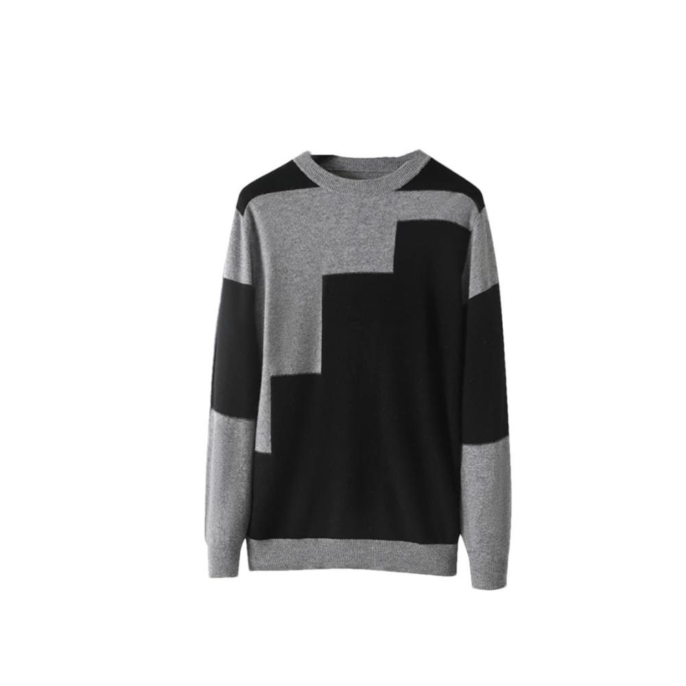 Stilvoller Herren-Pullover Weicher Rundhals-Strickpullover mit vielfältigem Farbenspiel – Wärmender Wollmix für modisches Layering! Erhalten Sie Ihren Mehrfarbigen Wollpullover jetzt