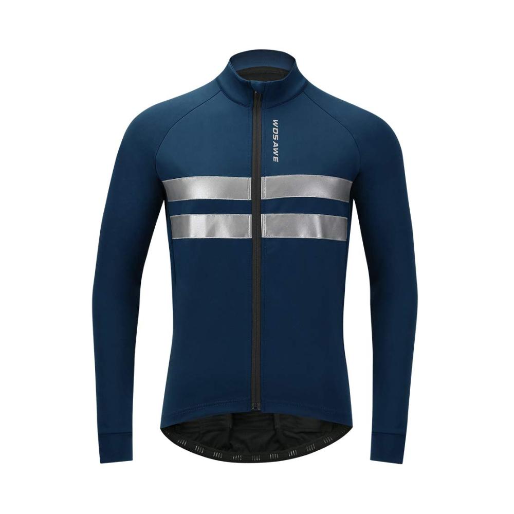 Herren Radsport-Anzüge Winddicht Atmungsaktiv Fleece Radjacke Hosenset mit Gepolster Thermal Winter