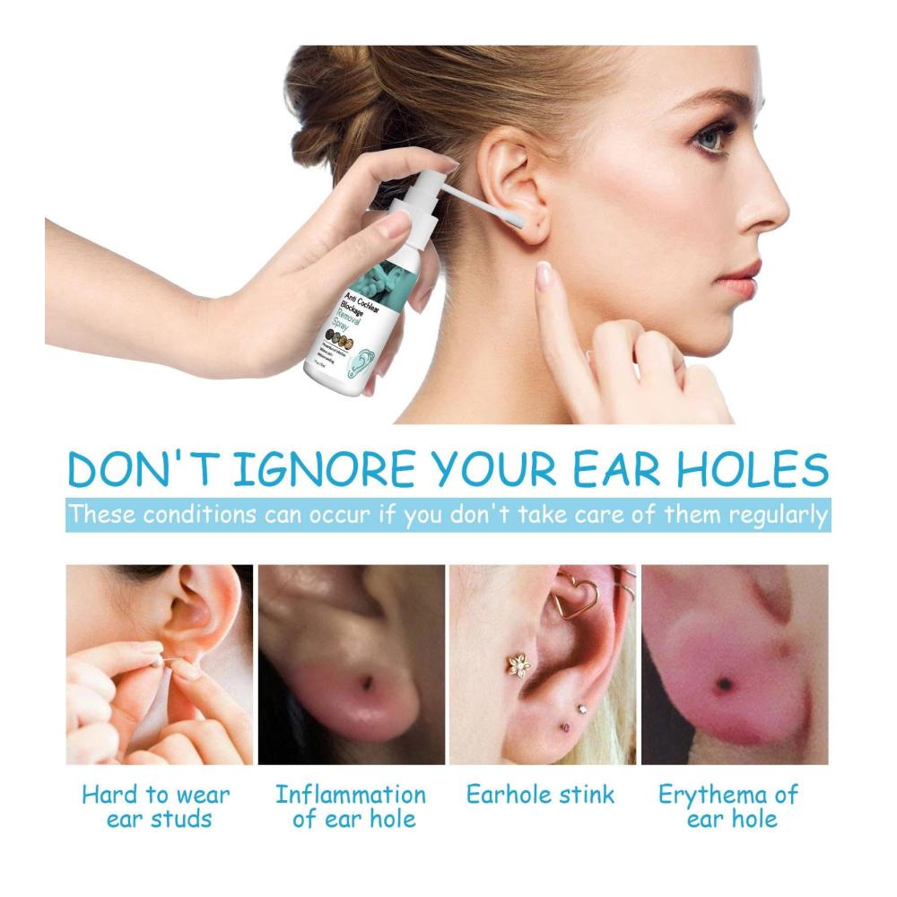 Ultimativer Pflegespray für Ohr-Piercings – 30 ml Anti-Blockier-Reiniger! Sanfte Lösung für Tragus und Knorpel-Piercings. Maximale Reinigung und Pflege garantiert