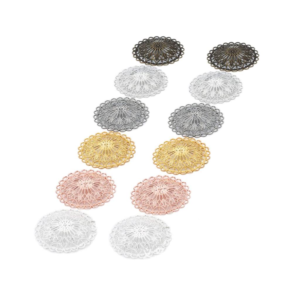 10St Click-Buttons in Silberfarbe Trendiges Dekor & Kreative Schmuckaccessoires für Vintage-Liebhaber