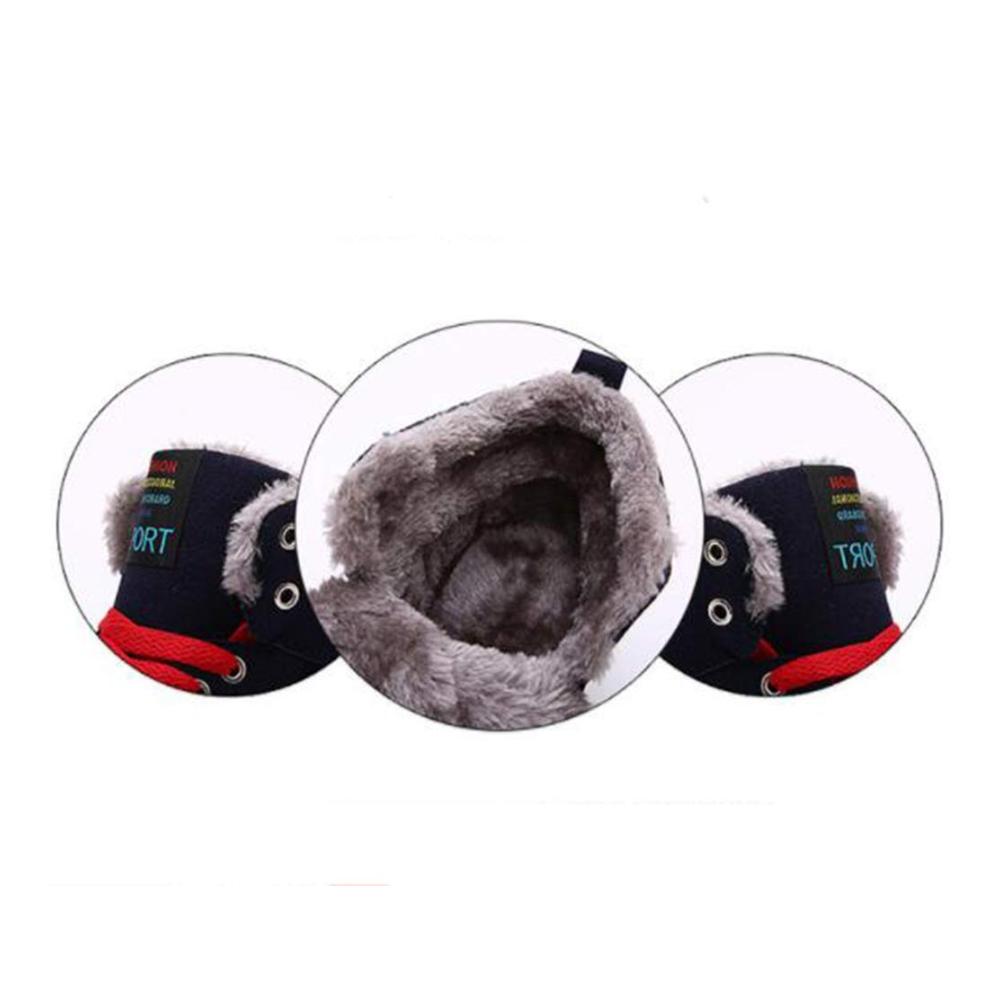 Ultimativer Komfort Herren Warm Gefütterte Winterstiefel Winterschuhe Sneaker für stilvolle Outdoor-Abenteuer! Rutschfeste Sohlen Top-Design ideal für Wanderungen und Freizeit