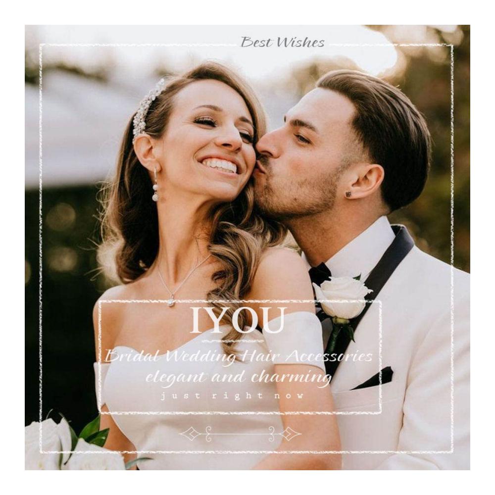 Erhabene Perlen Elegantes Haarband mit blauer Blume für Braut & Brautjungfern - Kristallverziertes Haaraccessoire für Hochzeiten & Proms