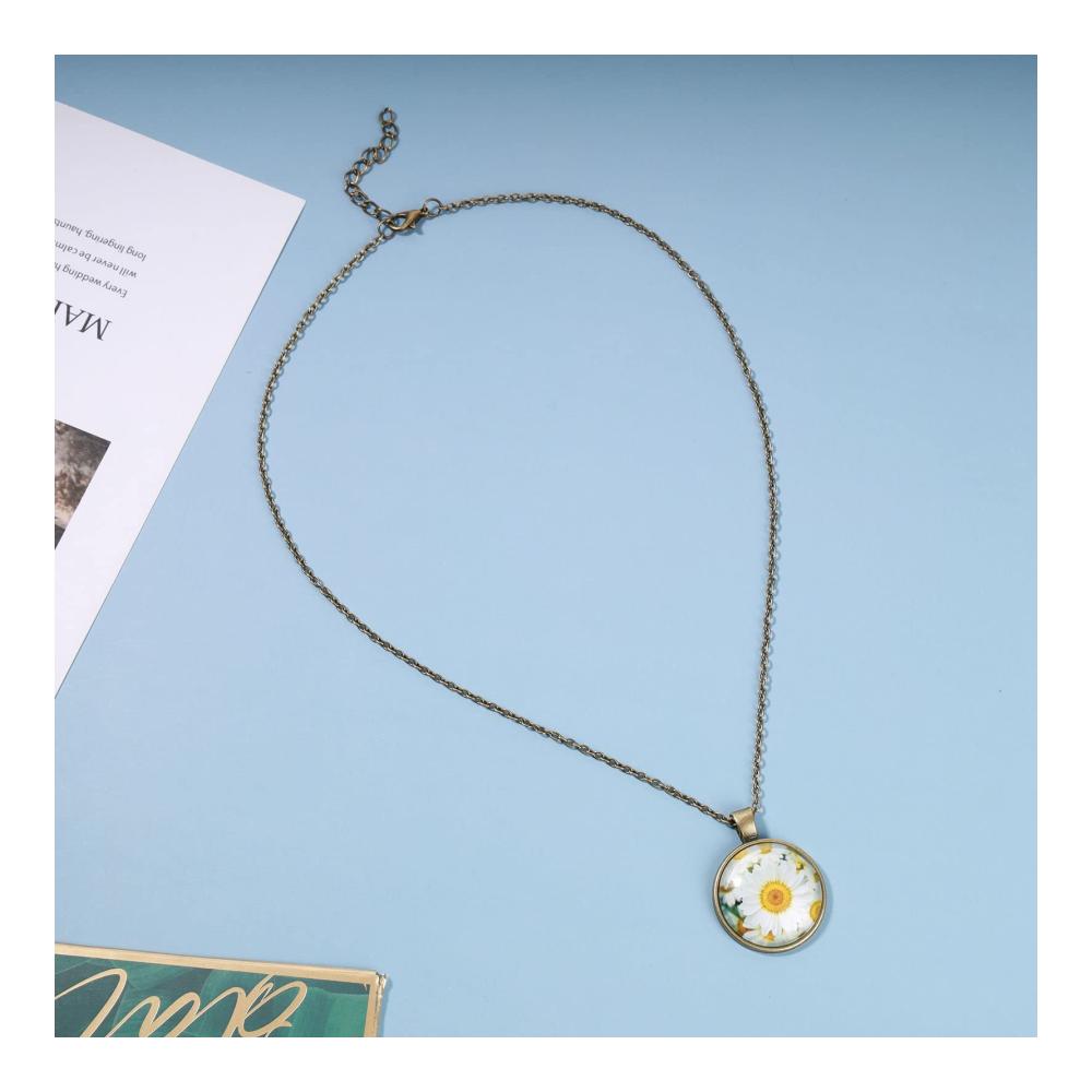 Zeitlose Eleganz Kreative Anhänger & Münzen Halskette mit Edelsteinen für Frauen - Vintage Charme trifft moderne Raffinesse