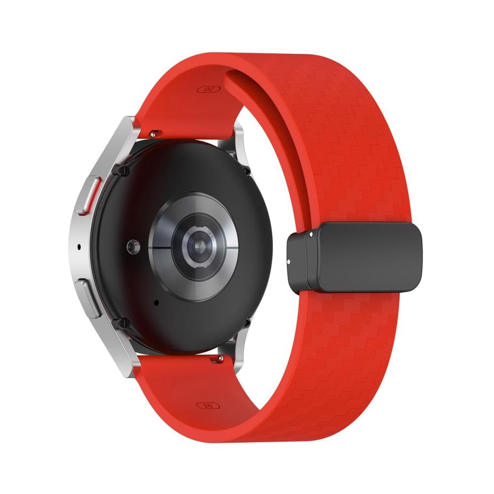 Entdecken Sie die Vielseitigkeit Wasserdichte Magnetische Silikon-Uhrenarmbänder für Smartwatches - 22 mm Verstellbares Schlaufenarmband mit starkem Magnetverschluss