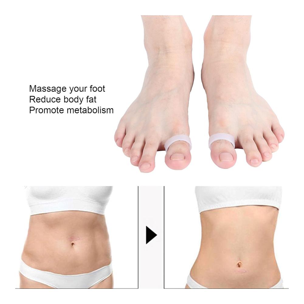Orthopädischer Zehenring aus Silikon für sicheres und komfortables Tragen | Magnetische Gewichtsverlust Zehenringe für Fußmassage