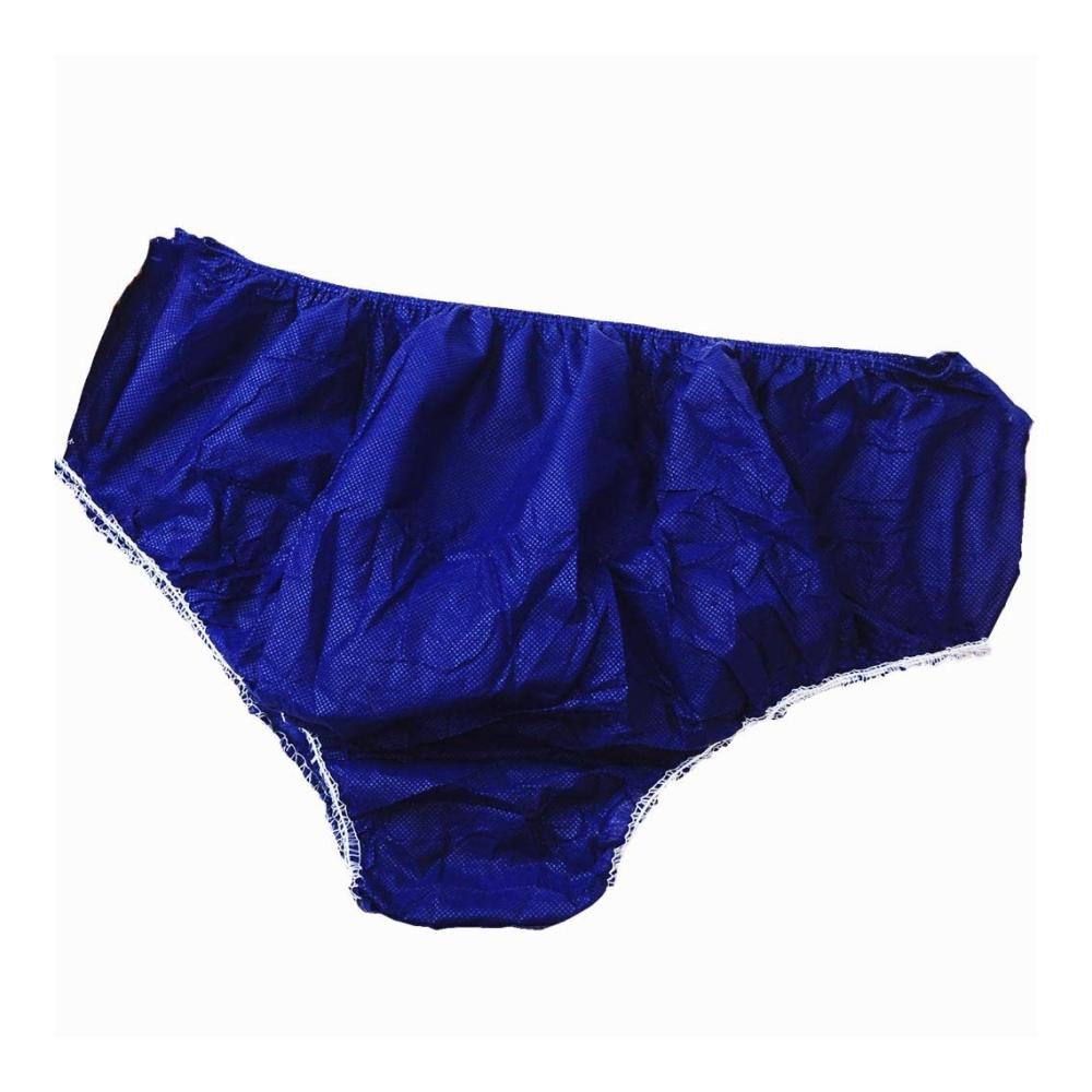 Entdecken Sie Luxus und Komfort 50er-Pack Einweg-Panties & Hipsters Blau aus hochwertigem Vliesstoff für Damen - Universalpassform