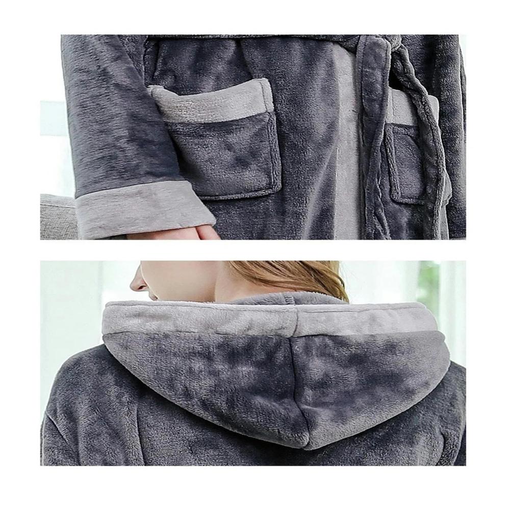 Gemütliche Winter-Nachthemden für Damen Flanell Loungewear in Übergröße. Perfekt für kalte Nächte! Jetzt entdecken und stilvoll schlafen gehen