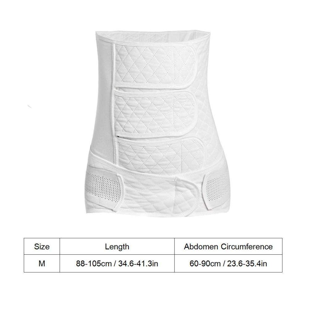 Herzband Postpartum Bauchband Formender Bauchgürtel Postoperativer Erholungs-Bauchband Baumwoll-Erholungsband zum Abflachen des Bauches für Frauen (M