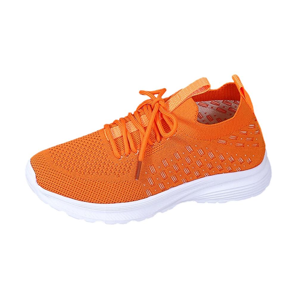 Atmungsaktive Damen-Straßenlaufschuhe für Gym Laufen und Basketball rutschfest weich Freizeitschuhe Walkingschuhe