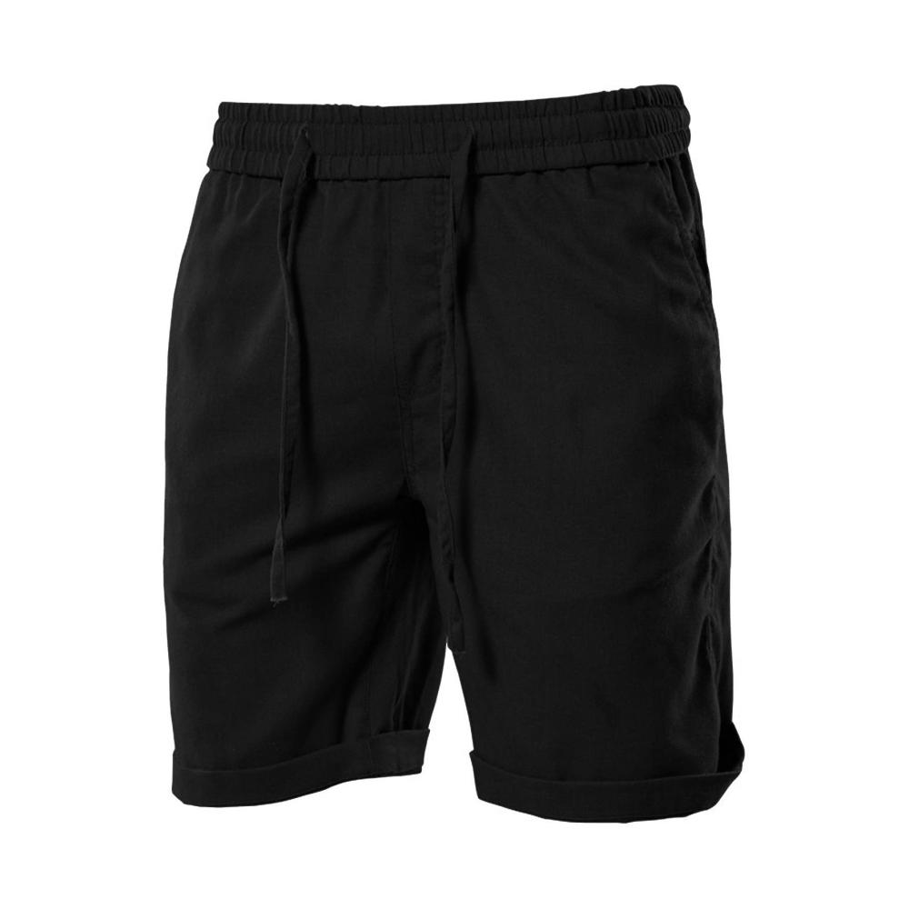 Herren Bermuda Shorts Kurze Hosen Casual Regular Fit unifarben Tunnelzug Sommer Strandshorts Urlaubsshorts Boardshorts Hawaii-Shorts