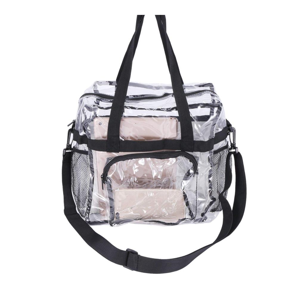 Einzigartige Henkeltasche Transparente Einkaufstasche für Stadion Reisen Gym & Konzerte | Praktische Tasche für Arbeit und Sport