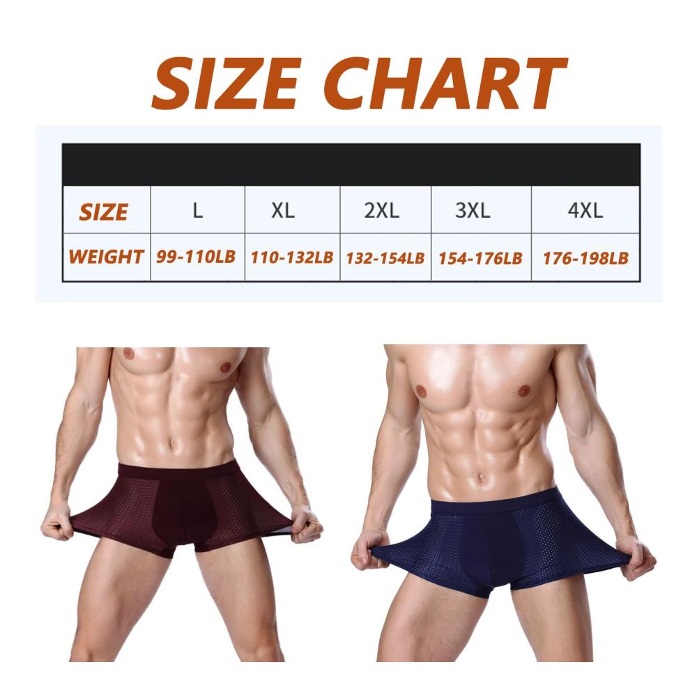 Ultimativer Komfort 4/8er-Pack Dropdaddy Bambus-Boxershorts aus Ice Silk für Männer! Atmungsaktiv luxuriös und langlebig. Jetzt die besten Unterhosen entdecken